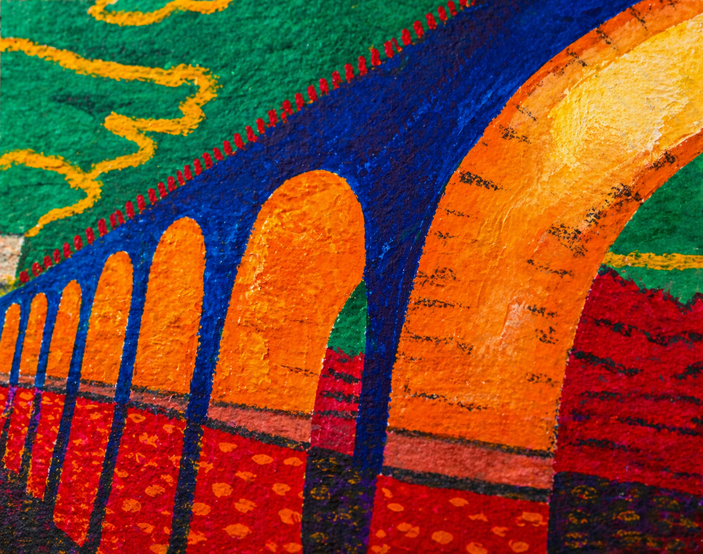 Stone Arch Bridge Fine Art Print | Minneapolis Landmark Wall Art | Contemporary Architectural Giclée | Museum-Quality Statement Piece